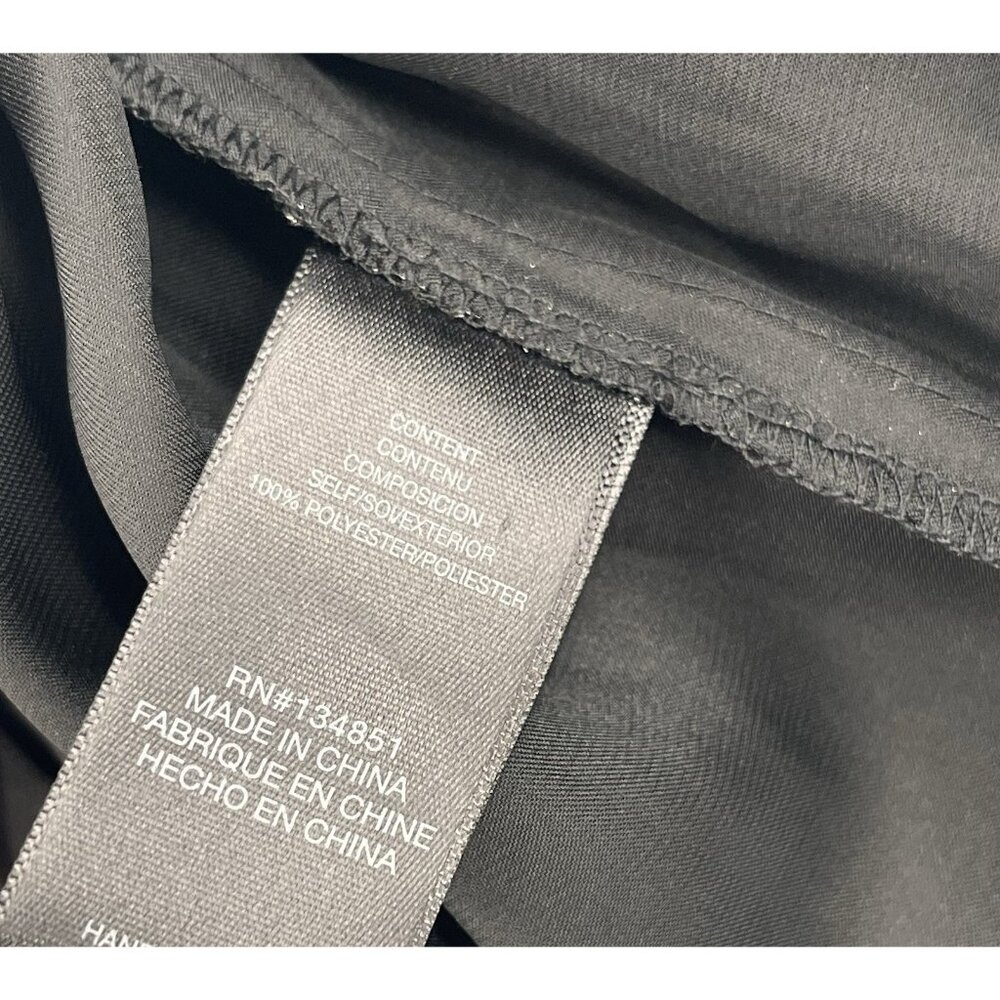 WAYF X JOURDAN SLOANE Women's Gunmetal Silver Metallic Chiffon Wide Leg Pants SM - Picture 5 of 7